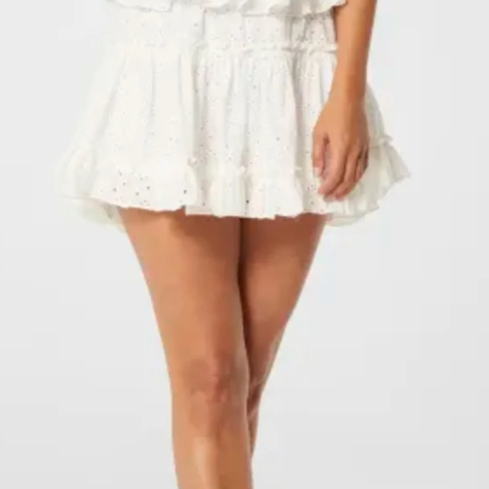 Misa Los Angeles White Ruffle Mini Dress - Picture 5 of 6